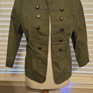 Roz & Ali Khaki Utility Jacket